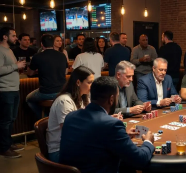 Élő pókerbajnokság akció közben a K.T.Rban