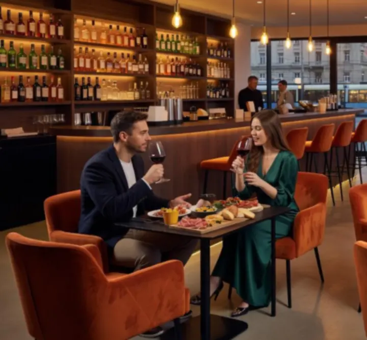 K.T.R modern ételkínálatának hangulatos tálalása