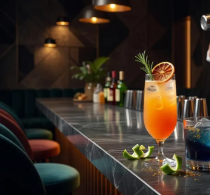 Színes signature koktélok a K.T.R pultján