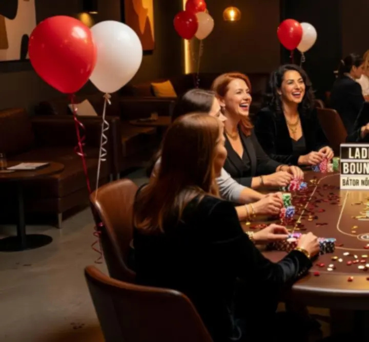 Tematikus póker est hangulatos fényekkel a K.T.Rban